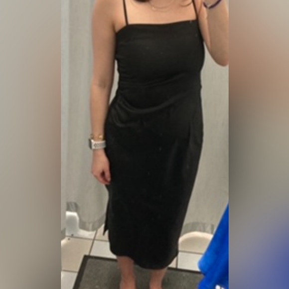 Zara SATIN LINGERIE STYLE DRESS - Picture 3 of 6